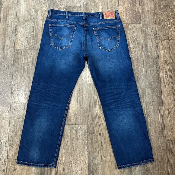 Levi's 569 LOOSE FIT STRAIGHT LEG Mens Size 38x29 Blue Jeans Denim Pants - Picture 2 of 11